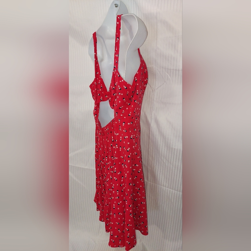 Disney Red and White Minnie Mouse Women's Dress - Picture 4 of 5